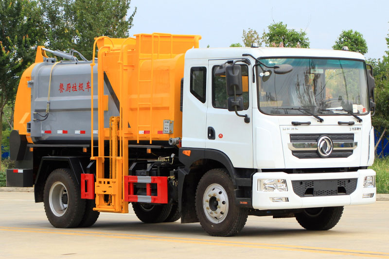 國(guó)六東風(fēng)D9 9.5方 餐廚垃圾車(chē)圖片2