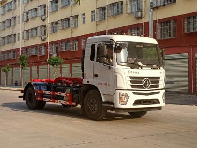 東風(fēng)D3國(guó)六后車(chē)廂可卸式垃圾車(chē)